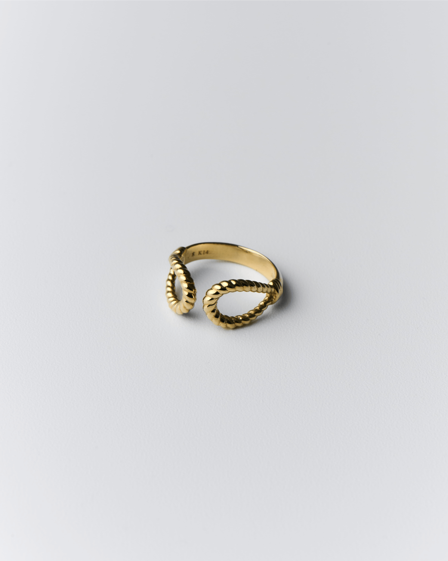 SIME BIND RING K14 GOLD