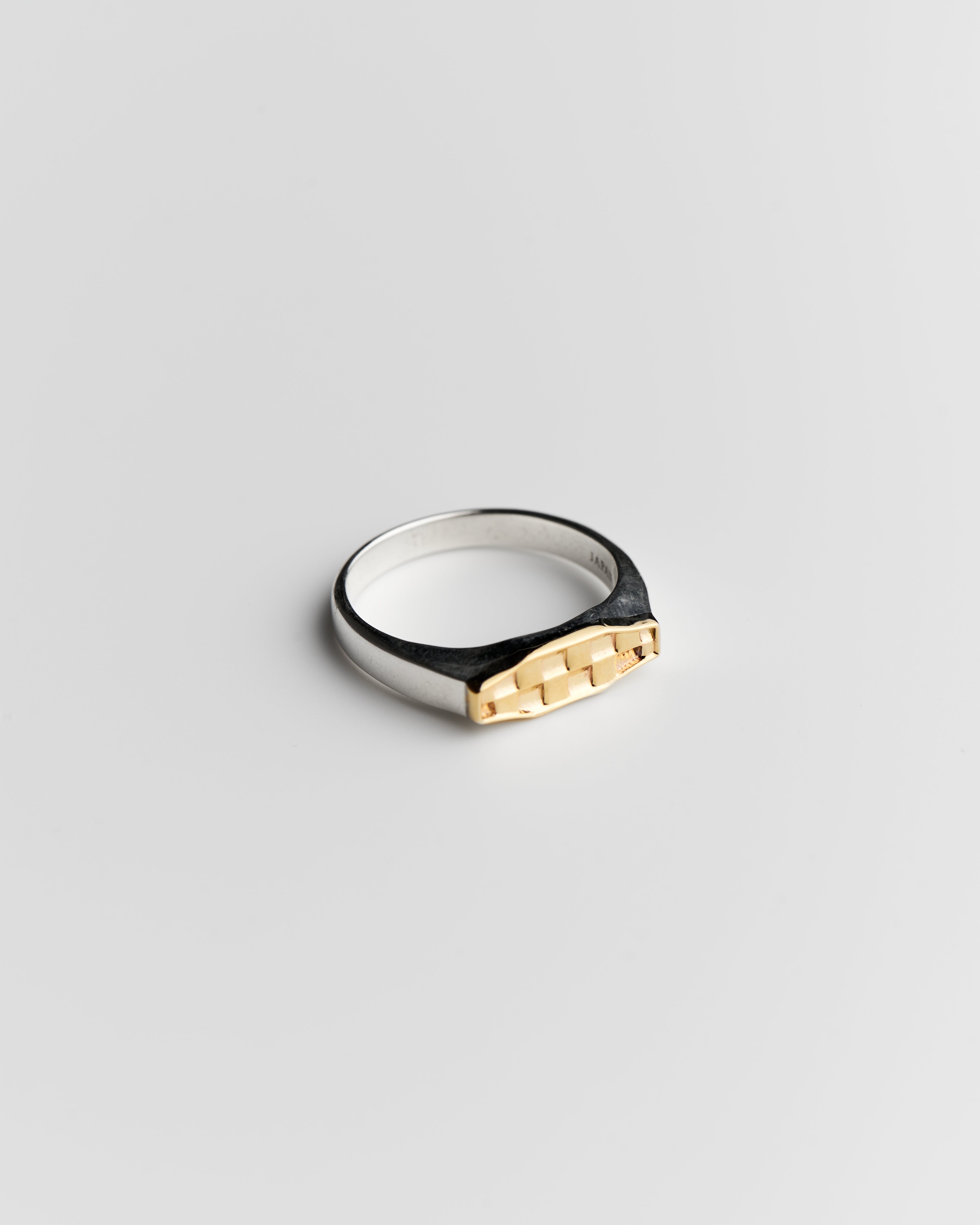 MON-ICHIMATSU HIRA RING PM K14×SV925