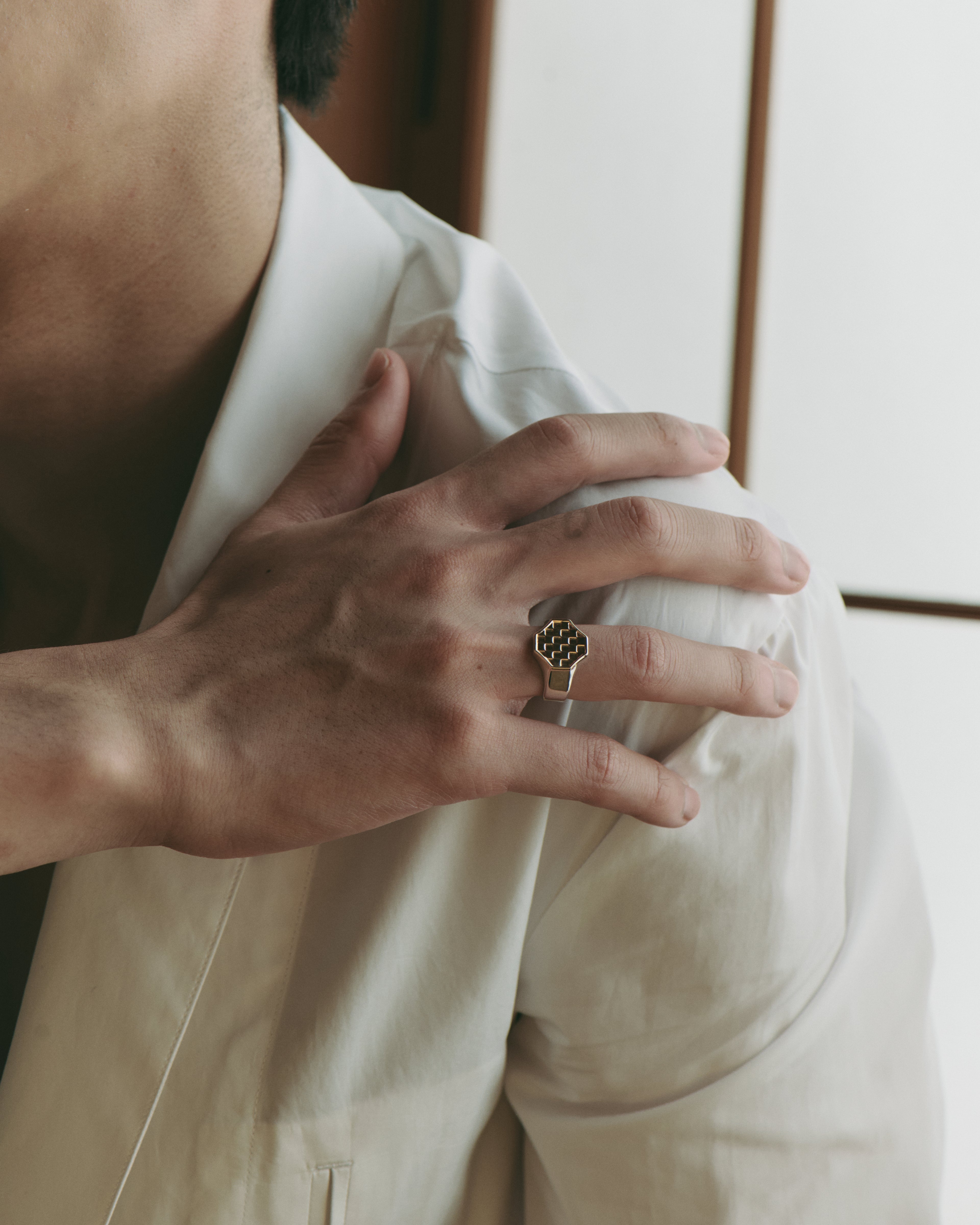 MON-ICHIMATSU HACHI RING K14×SV925