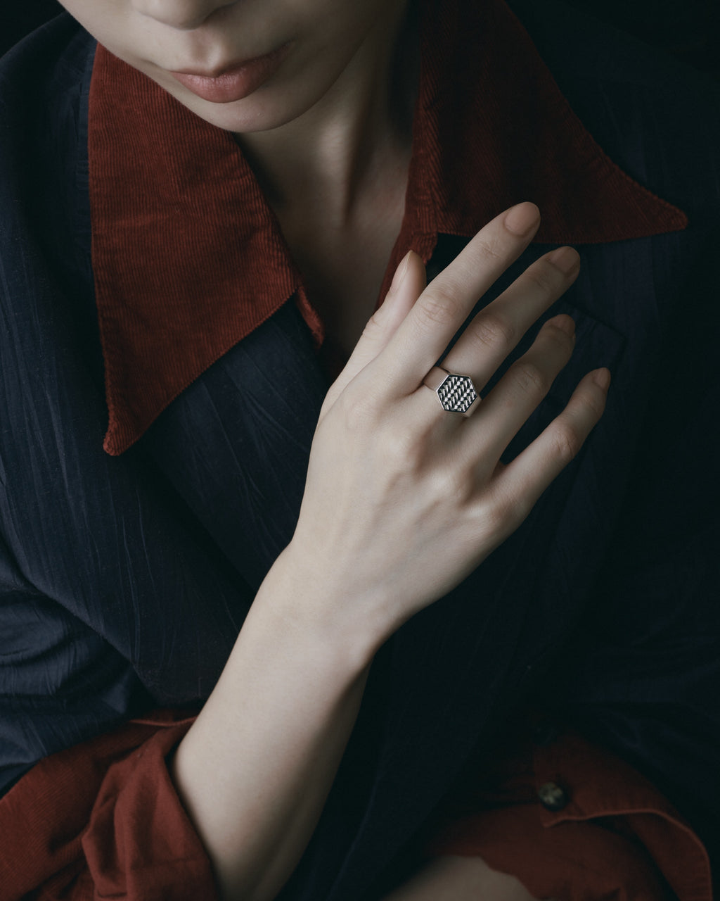 KIKKO AJIRO Signet Ring