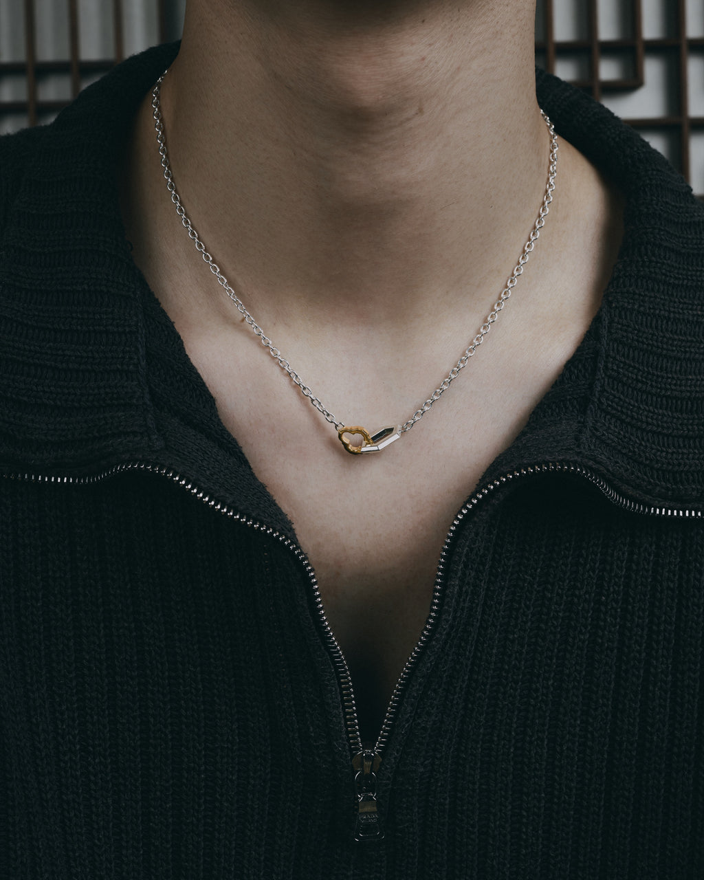 HANABISHI KIKKO Chain Necklace K14 gold×SV925