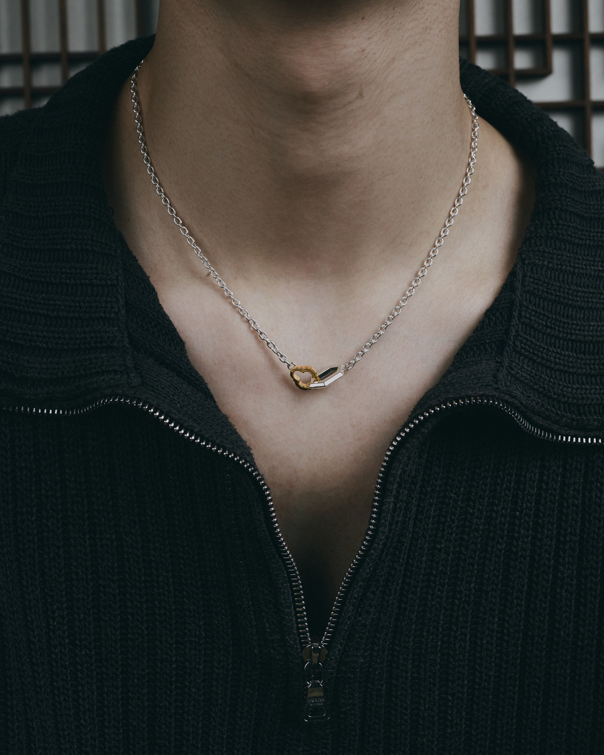 HANABISHI KIKKO Chain Necklace K14 gold×SV925