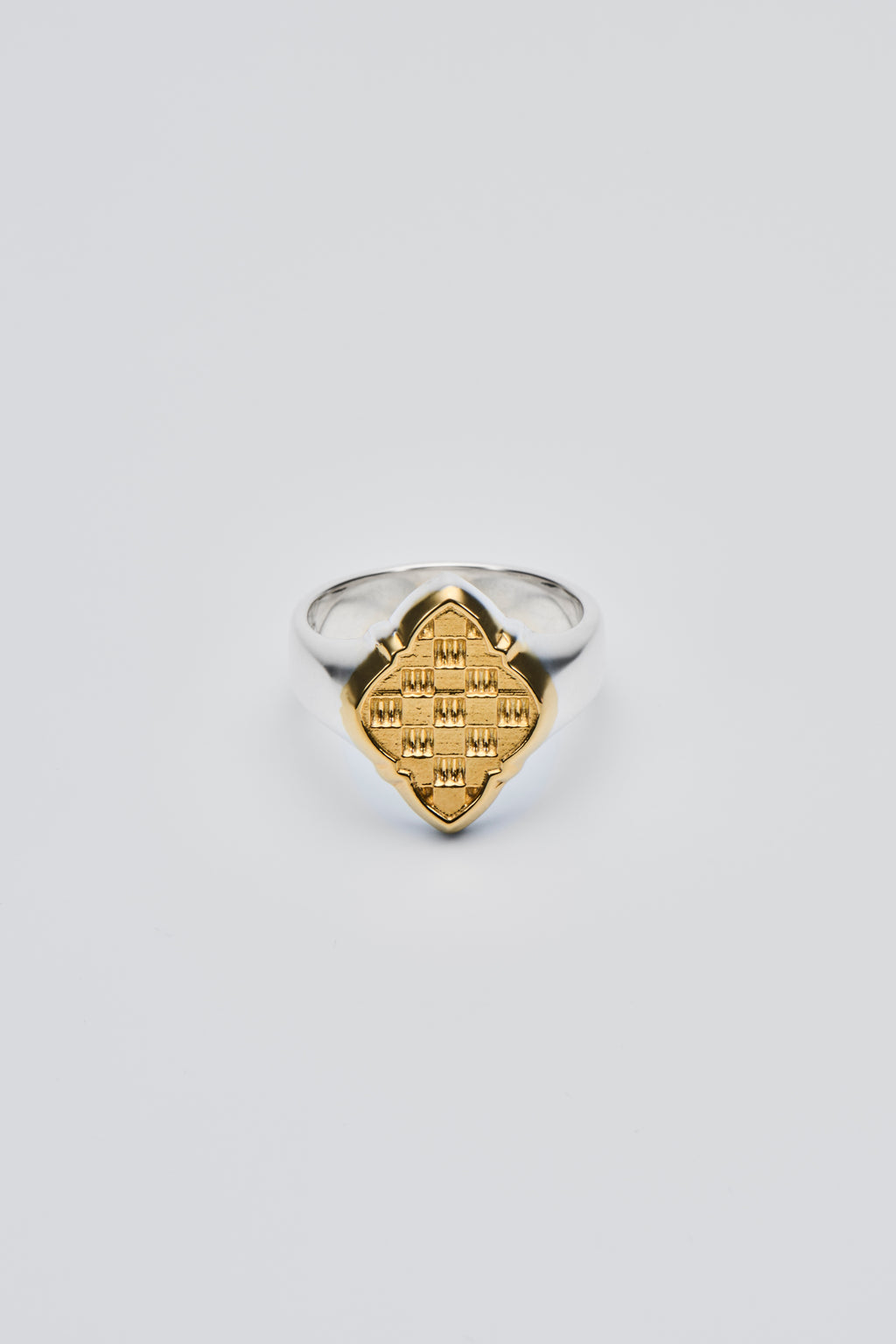 HANABISHI Ichimatsu Signet Ring K14 gold×SV925