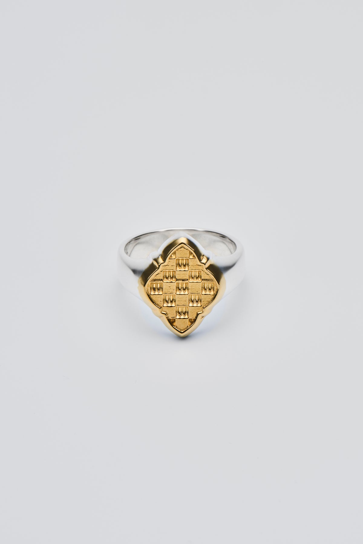 HANABISHI Ichimatsu Signet Ring K14 gold×SV925